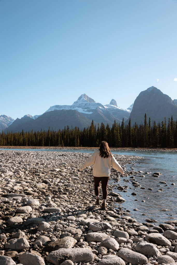 Athabasca River on the Icefields Parkway