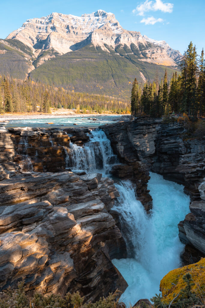 Athabasca Falls on the Icefields Parkway