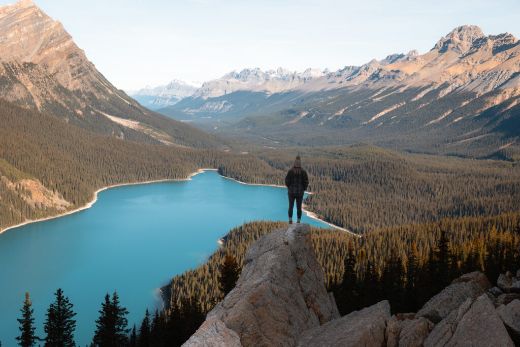 best viewpoint at Peyto Lake