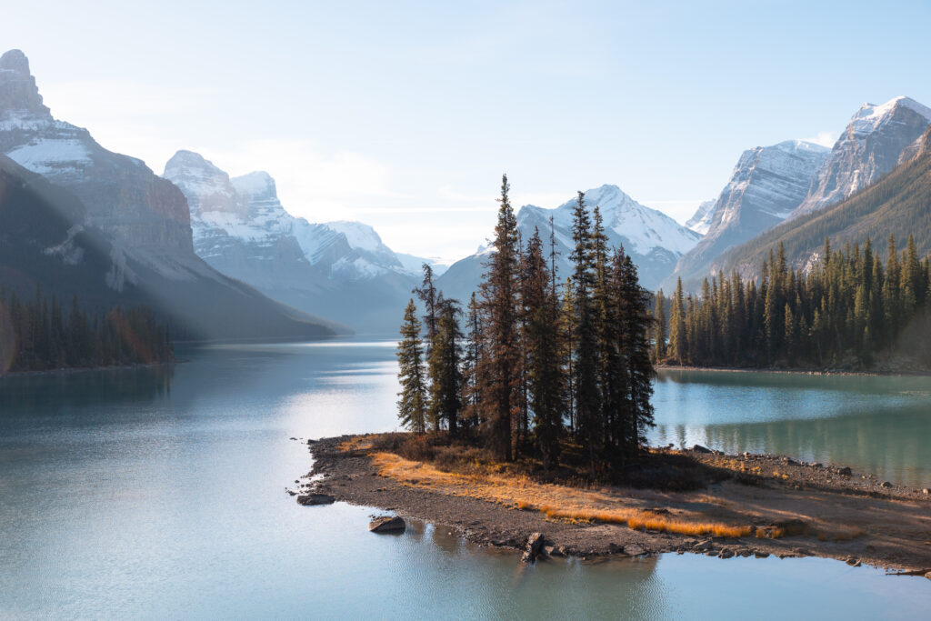 What to do in the Canadian Rockies: Spirit Island on Maligne Lake 