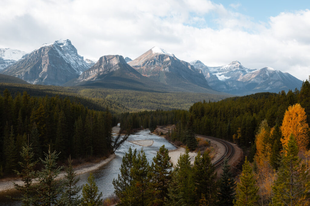 Morant's Curve on Bow Valley Parkway 