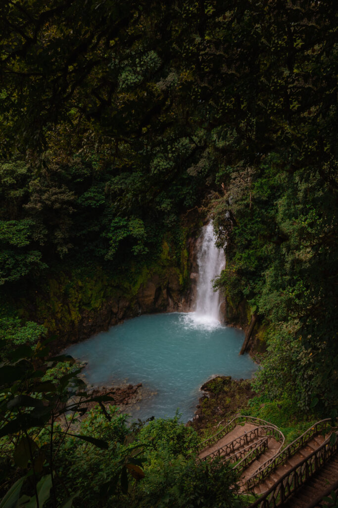 Rio Celeste Waterfall in Costa Rica