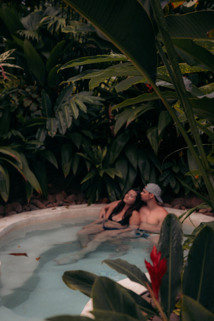 hot tubs at Casa Luna in Costa Rica