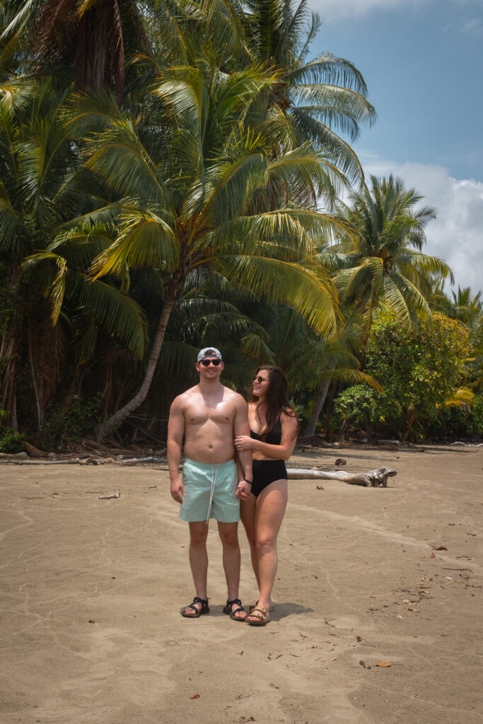 beach at Marino Ballena National Park