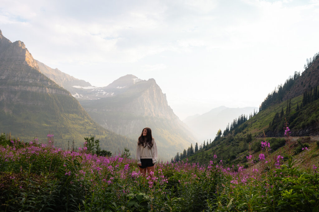 Big bend in Glacier National Park 