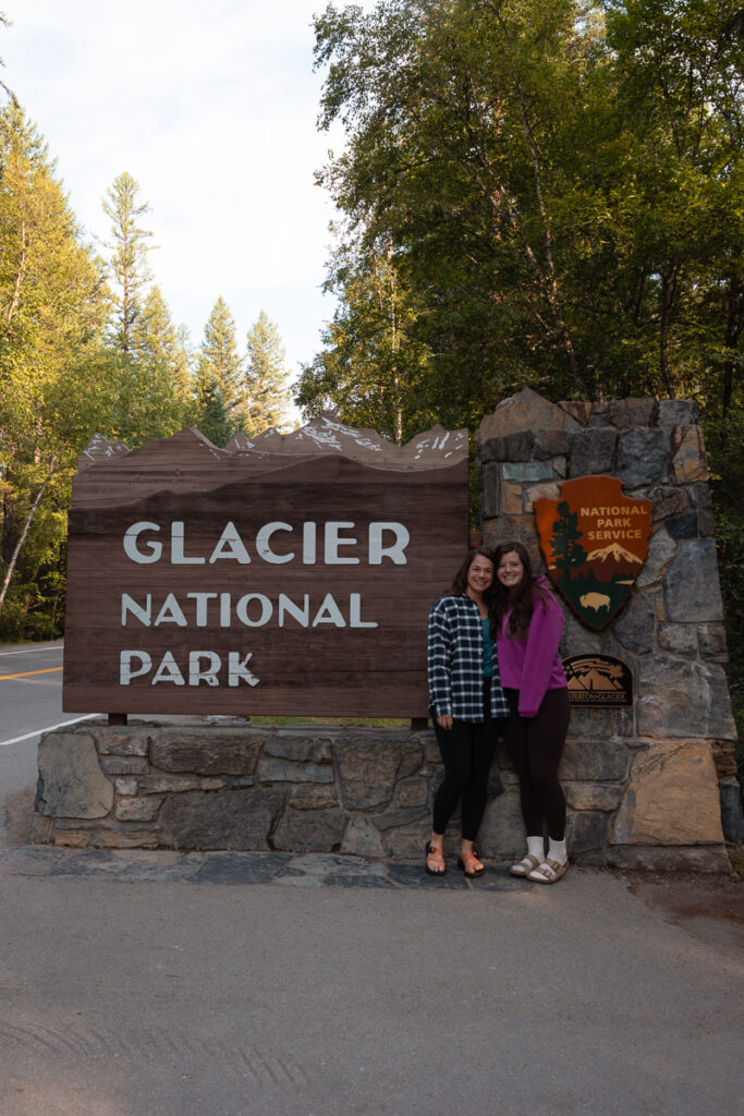 glacier park sign