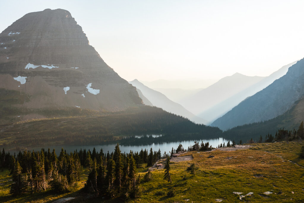 Hidden Lake Overlook Trail in Glacier National Park 