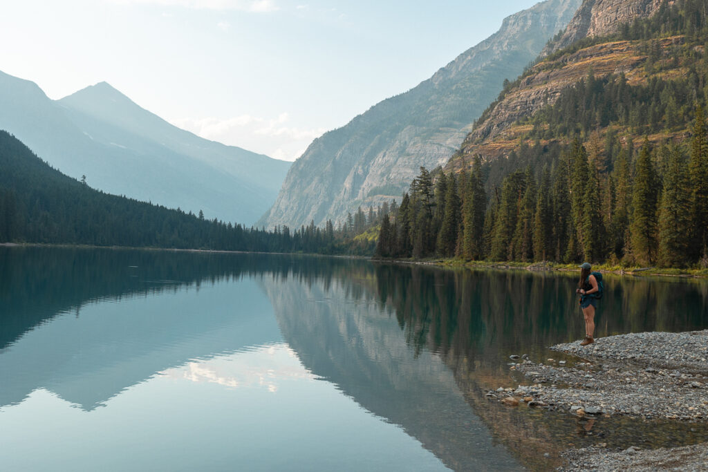 Avalanche Lake in Glacier National Park 